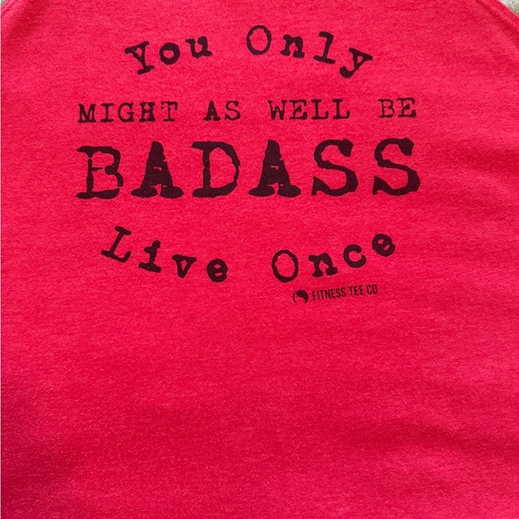 Fitness Tee Co. Red Workout Tank Top - XXL - Picture 3 of 4